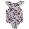 Newborn Baby Girls Lace Floral Romper Bodysuit Jumpsuit Outfits Sunsuit 0-24M ch