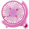 Miki SUNWOOD 9974 360 ° rotating mini fan pink
