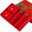 Playboy PLAYBOY 5017-95 Benming male red underwear 2 red socks 2 double suit gift box XXL