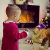 AU Xmas Infant Kids Baby Girl Boy Romper Jumpsuit Christmas Belt Outfits Clothes