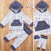 Newborn Toddler Baby Boy Girl Clothes Hooded TopsPant Leggings 2pcs Outfits Set