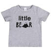 Toddler Baby Kids Boys Family Matching Set Bear T-shirt Tops Outfits UK Stock