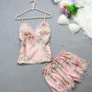 US Women Sexy-Lingerie Sleepwear Satin Silk Babydoll Lace Nightwear Pajamas Set