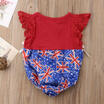 Newborn Infant Baby Girls Lace June 11 Romper Bodysuit Outfits Clothes Playsuit