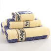 Jingdong Supermarket gold home textile cotton satin stalls towel towel towel 3 sets of 11011