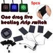 UK 5PCS 5V USB Electric Cloth Heater Pad Heating Element for Pet Belt Warmer 50℃