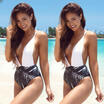 Womens One Piece Bikini Push up Padded Bra Swimsuit Bathing Swimwear Beachwear