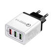 30 3-Port USB 5V 3A Phone Wall Quick Charge Home Travel Fast Charger Adapter