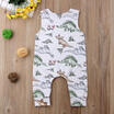 Cotton Newborn Baby Boy Girl Dinosaur Romper Bodysuit Jumpsuit Clothes Outfits