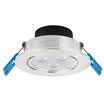 Midea Midea LED ultra-thin spotlight ceiling lamp living room restaurant lights 4w bright silver 5700K white light hole 7