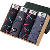 Seven wolves men&39s underwear cotton printed in the waist four corners underwear men&39s shorts pants shorts 4 boxed XXL