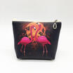 CA Womens Zipper Flamingo Coin Purse Kids Mini Portable Zip PU Wallet Pouch Bag