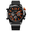 SINOBI Sport Quartz Watch 3ATM Water-resistant Men Watches Luminous Wristwatch Male Relogio Musculino Chronograph Man Casual Wrist