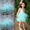 AU Stock Girl Kids Baby Flower Princess Party Sequins Wedding Tulle Tutu Dresses