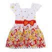 2015 Sweet Baby Kids Girls Party Sleeveless Print Flower Gown Formal Dress 1-7Y