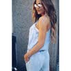 Womens Solid Color Jumpsuit Casual Trousers Jumpsuit Jeans Vest Design Fashion
