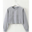 AU Womens Casual Long Sleeve Sweatshirt Jumper Sweater Crop Top Pullover Coat