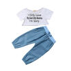 Toddler Baby Girl Kids Outfits Clothes T-shirt TopsShorts Trousers Pants Set