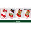 Cute Christmas Big Stocking Socks Gift Snowman Elk Santa Xmas Tree Ornament Deco