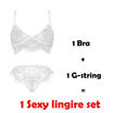 Sexy Lingerie Lace BraG-string Thong Set Babydoll Sleepwear Underwear Nightwear