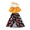 UK Stock Toddler Baby Kids Girls Sisters Floral Tops Shorts Dress Outfits Set