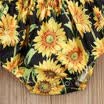 Newborn Kids Baby Girls Flower Romper Bodysuit Jumpsuit 2Pcs Outfits Set Clothes
