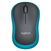 Logitech Logitech M185 wireless mouse black blue side