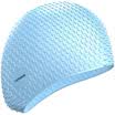 TOSWIM Lady&39s waterproof long-haired swimming cap to increase the silicone ear protection comfortable fashion bubble cap TS61400650 baby blue