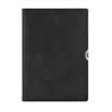 Glosen Senior Business Leather Book B5 Loose-leaf Notebook Retro Simple Notepad Diary 8258 Black