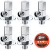 Larsd LD106-5 angle valve five filled with copper thick hot&cold water fast triangular valve eight character valve water valve