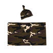 Fashion Camo Swaddle Wrap Blanket Newborn Baby Infant Sleeping BagHat Outfits