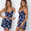 Womens Summer Sleeveless Spaghetti Strap Evening Cocktail Beach Short midi Dress