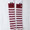 1 PAIRS GIRLS FASHION COTTON KNEE HIGH CHILDREN KIDS SCHOOL SOCKS WITH CAT SIZE