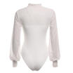 Hot Women Ladies Bodysuit Stretch Leotard Long Sleeve Body Tops T shirt Jumpsuit