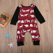Newborn Kid Baby Boy Girl Reindeer Clothes Jumpsuit Romper Bodysuit Outfit 0-24M
