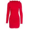 Women Hooded Sweatshirt Long Sleeve Sweater Hoodie Jumper Bodycon Mini Dress Top