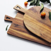 NeillieN Acacia Wood Bread Chopping Blocks Pizza Cutting Board Food Fruit Plate Baking Tool cutting boardKitchen Accessories