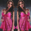 Women Lady Sexy Lingerie Lace Mesh Dress Underwear Babydoll Sleepwear G-string