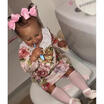Newborn Infant Baby Girl Clothes Floral Ruffle Princess Party Dresses Outfits UK