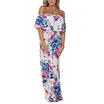 NEW Womens Off Shoulder Floral Midi Dress Summer Party Long Maxi Beach Sundress