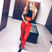 Women Yoga Fitness Leggings Running Gym Stretch Sports Pants Trousers US Stock