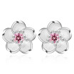 Small CZ Crystal Stud Earrings For Women Fashion Jewelry Cubic Zirconia Accessories Female Ladies Brithday Gift E226