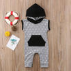 Infant Newborn Baby Boy Girl Long Jumpsuit Romper Bodysuit Cotton Clothes Outfit