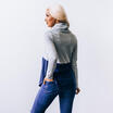 Womens Loose Patchwork Hoodies Ladies Sweatshirts Jumper Tops Blouse Size 6-14