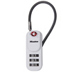 Master Lock Customs Code Lock TSA Bag Padlock 4674MCND white