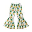 Newborn Kid Baby Girl Long Pant Fruit Print Bottoms Flared Trousers Clothes 2-7Y
