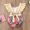 Toddler Kid Baby Girls Unicorn Backless Romper Bodysuit Jumpsuit Outfits Clothes