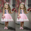 Kids Baby Girls Flower Pageant Bridesmaid Formal Sleeveless Tutu Dress Sundress