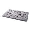 US Non-Slip Pebble Flannel Bathroom Bath Rug Foam Pad Mat Shower Floor Carpet