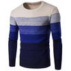 Mens Casual Round Neck Fashion Knit Sweater Pullover Knitwear Jumper Coat Tops